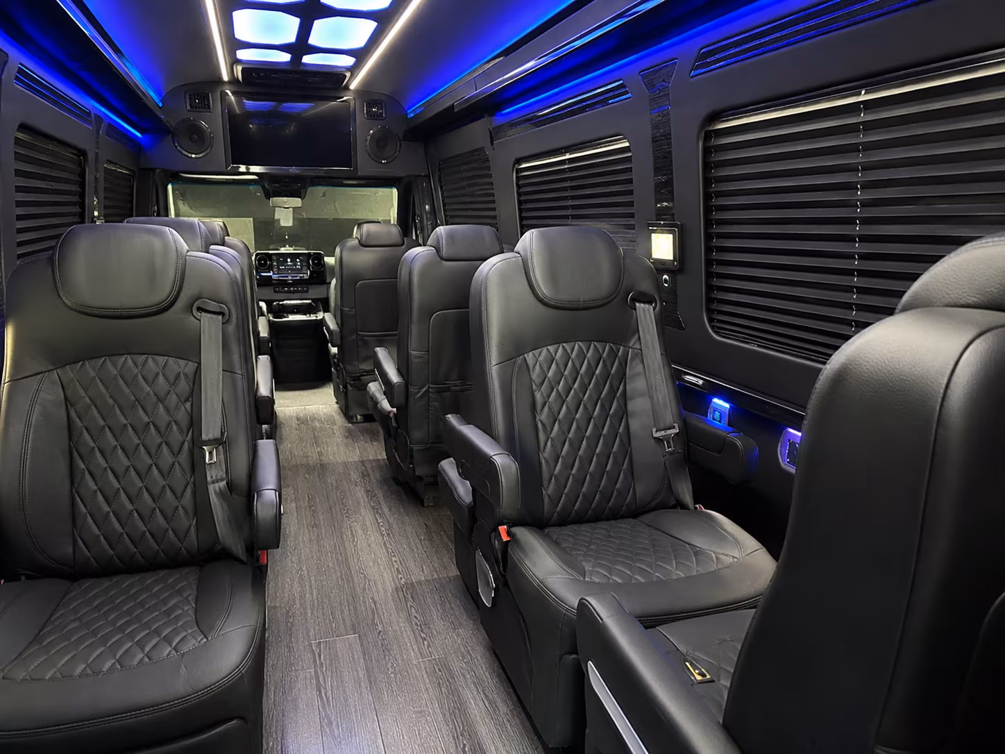 murfreesboro 8 passenger sprinter van inside